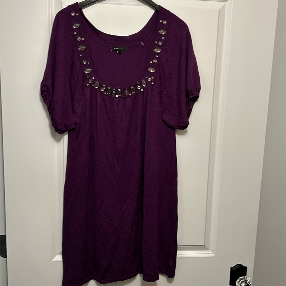 Plum tunic dress bcbgmaxaria